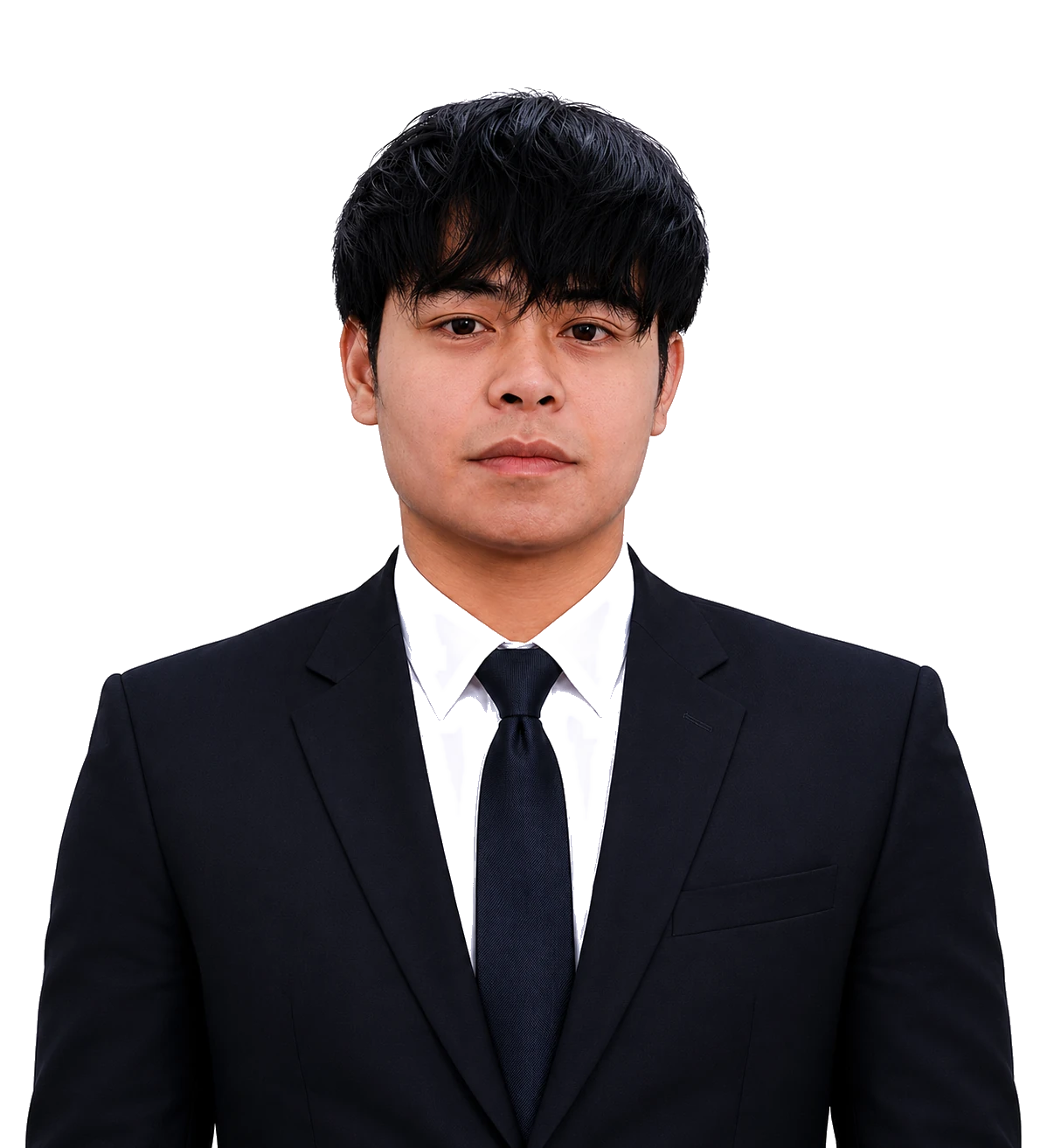 Benjie Cervantes in professional attire